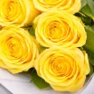 Букет высоких желтых роз (70 см) 3